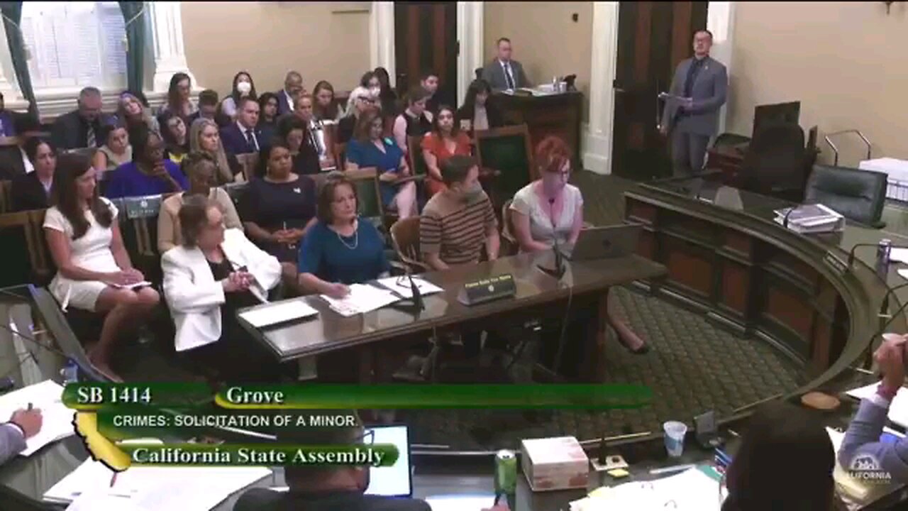 SB1414 is a proposal to make it a felony to purchase chiIdren for sex in California.