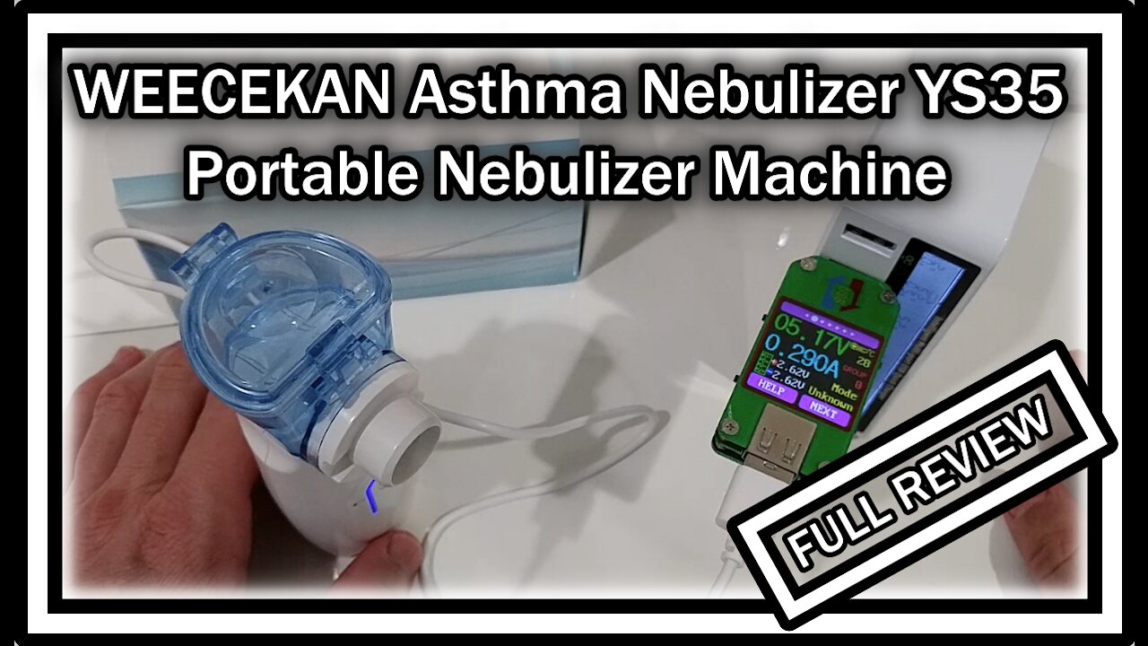 WEECEKAN YS35 Portable Asthma Nebulizer Vaporizer Nebulizer Machine FULL REVIEW