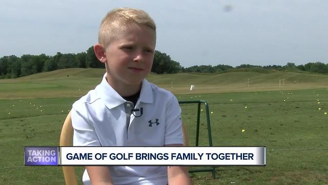 Golf brings father, son together