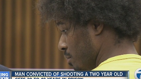 Man convicted in shooting of two-year-old