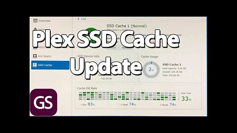 Plex Synology SSD Cache Update