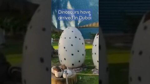 Dinosaurs has arrived in UAE #viral #dubai #dinosaurs #shorts