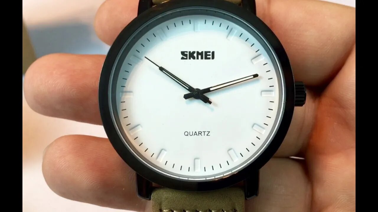 $15 Aposon Skmei Casual Dress Simple Fashion Classic White Design Watch review