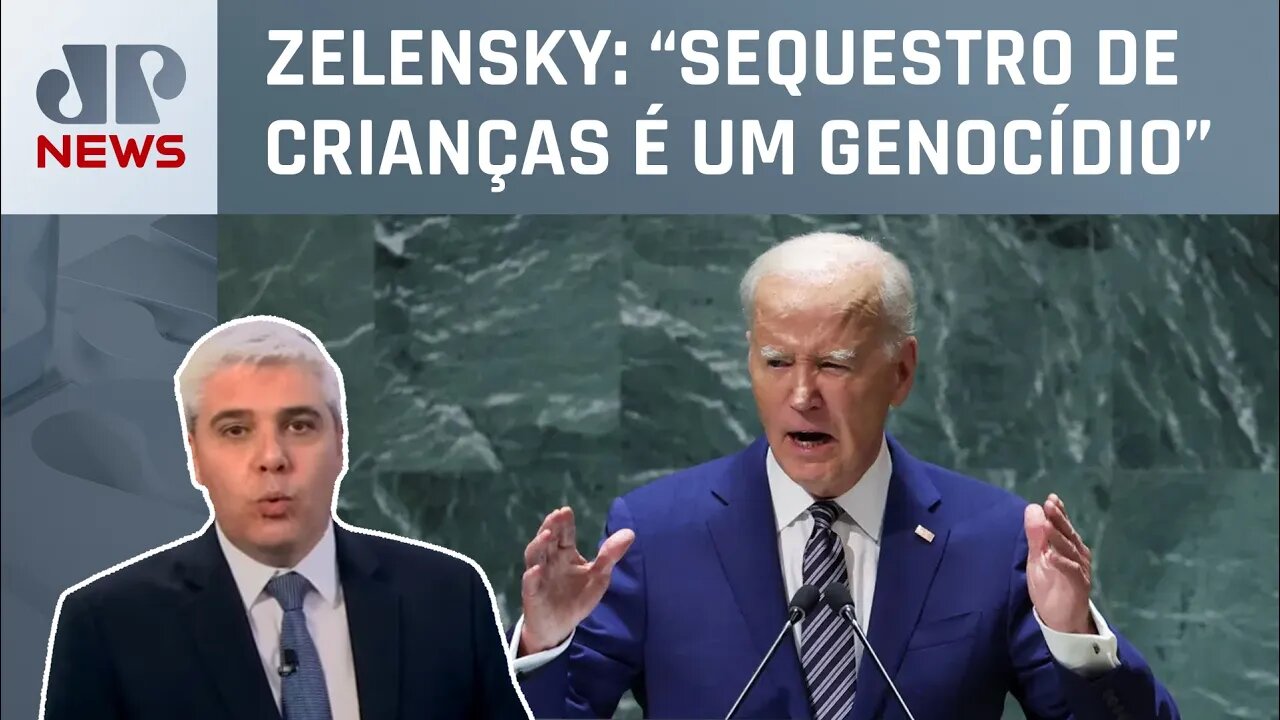 Joe Biden critica “agressão russa” e reforça apoio à Ucrânia; Marcelo Favalli analisa