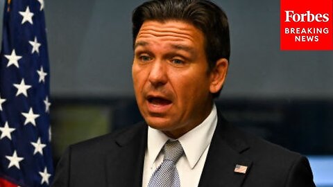 🚨 JUST IN: Florida Governor Ron DeSantis Holds Press Briefing On Tropical Storm Milton