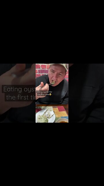 My reaction to eating Oysters for the first time #shorts #reaction #oyster