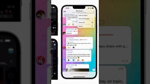 Telegram atualizou e finalmente a função de fórum chegou