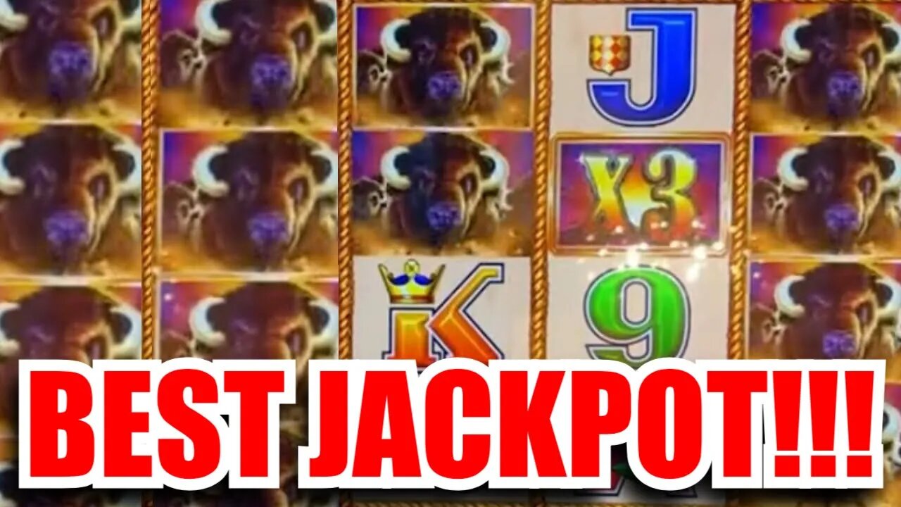 AMAZING! One of the BEST Buffalo Gold JACKPOTS Ever Recorded!!