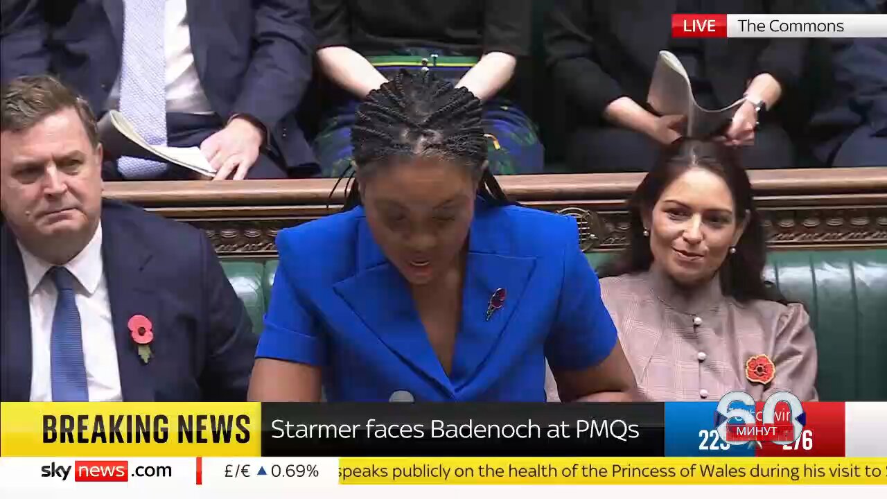 UK Opposition leader Kemi Badenoch calls out Starmer and Lammy