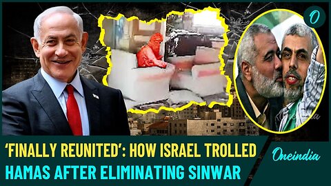 Yahya Sinwar Killed | Israel Mocks Hamas: 'Reunited At Last!' Shares Image of Haniyeh Kissing Sinwar