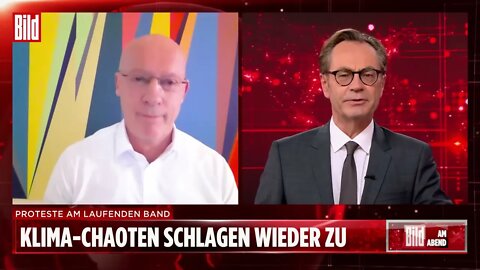 Joachim Steinhöfel Protest der Klima Aktivisten immer radikaler BILD am Abend