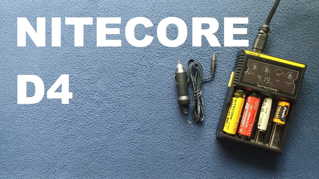 SHOW AND TELL: NITECORE D4 Digicharger, automatic battery charger