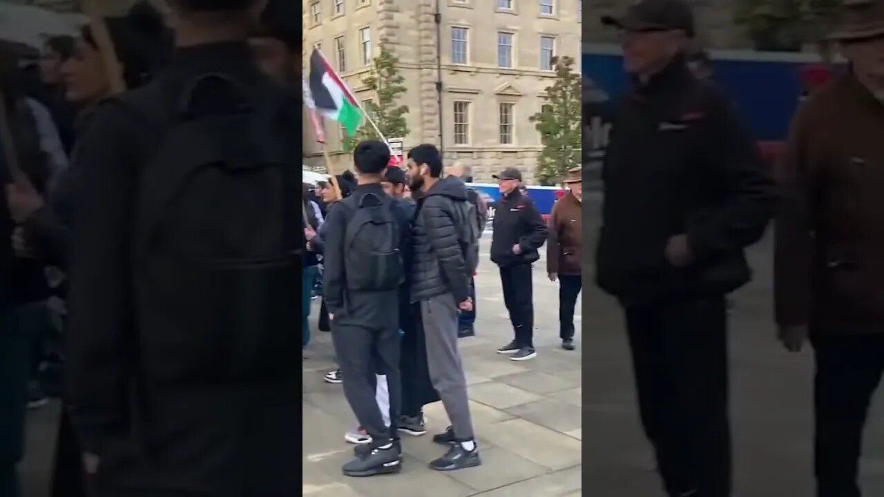 Huddersfield University Palestine protest