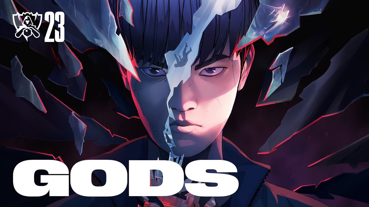 GODS ft. NewJeans (뉴진스) (Official Music Video) | Worlds 2023 Anthem