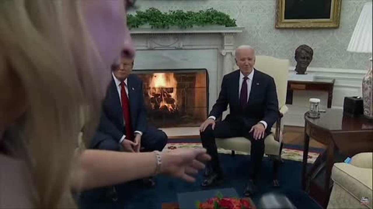 Trump And Biden Share Laugh At The Press During Historic White House Meeting