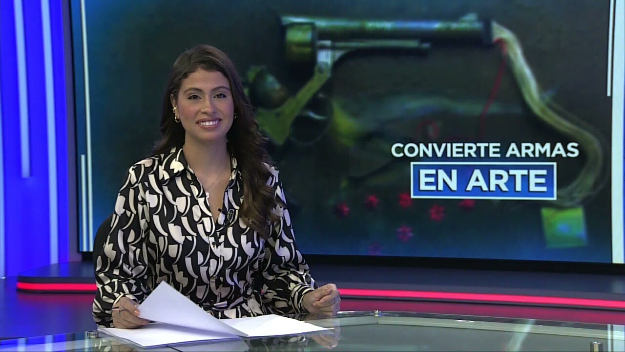 #PrimeraEmisión: Sin agua y convierten armas en arte