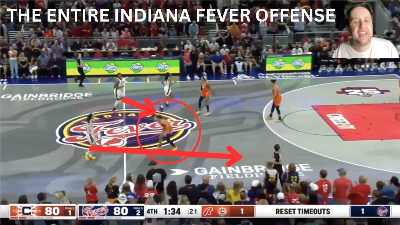 CAITLIN CLARK is the entire INDIANA FEVER offense