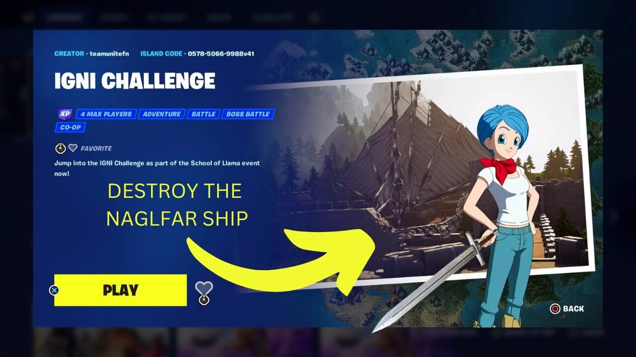 IGNI Challenge - School of Llama - Fortnite