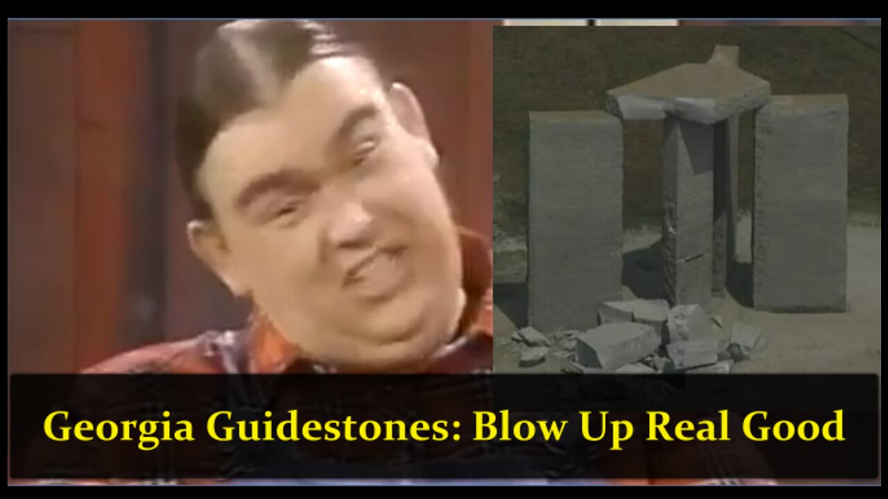 Fantastic News: Homegrown (Hero) Jihadists Blew Up the Georgia Guidestones - Real Good