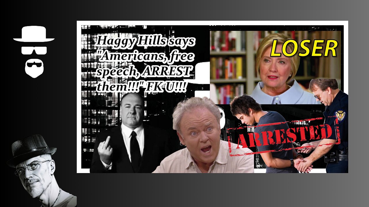 HILLARY "ARREST AMERICANS FOR FREE SPEECH...REEEEEE!!!"