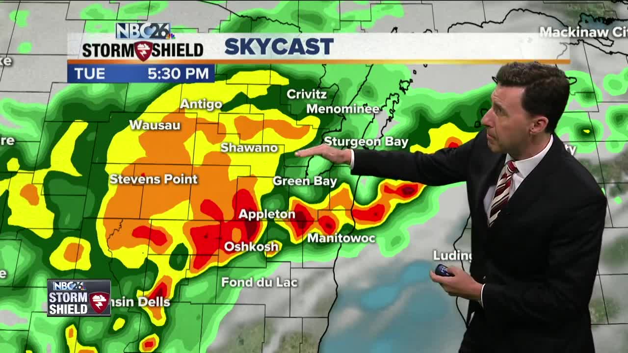 Michael Fish's NBC26 Storm Shield weather forecast