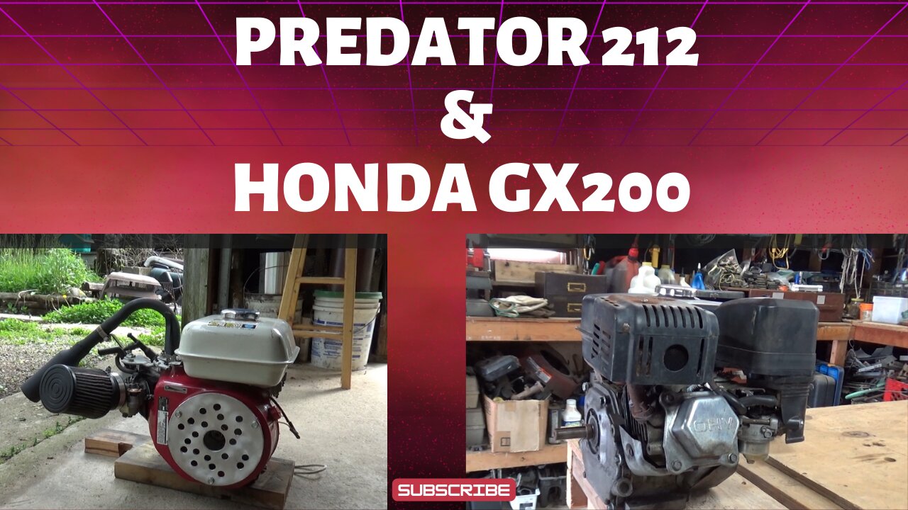 predator 212 and honda gx200 motors