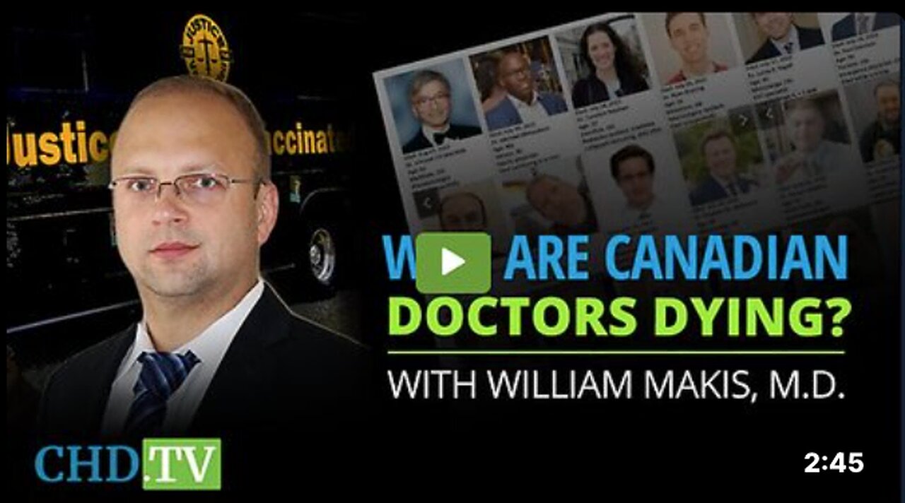 Why Are Canadian Doctors Dying?