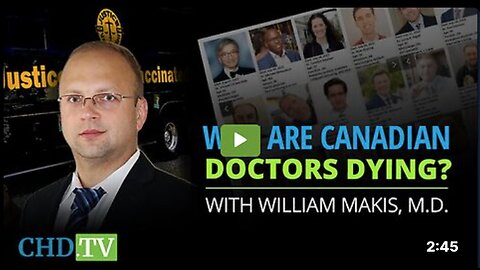 Why Are Canadian Doctors Dying?