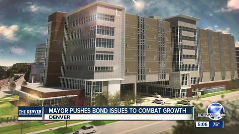 Denver Mayor Michael Hancock says referred bond issues relate to quality of life