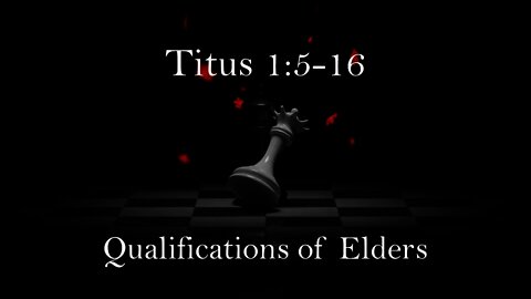 Titus 1: 5-16