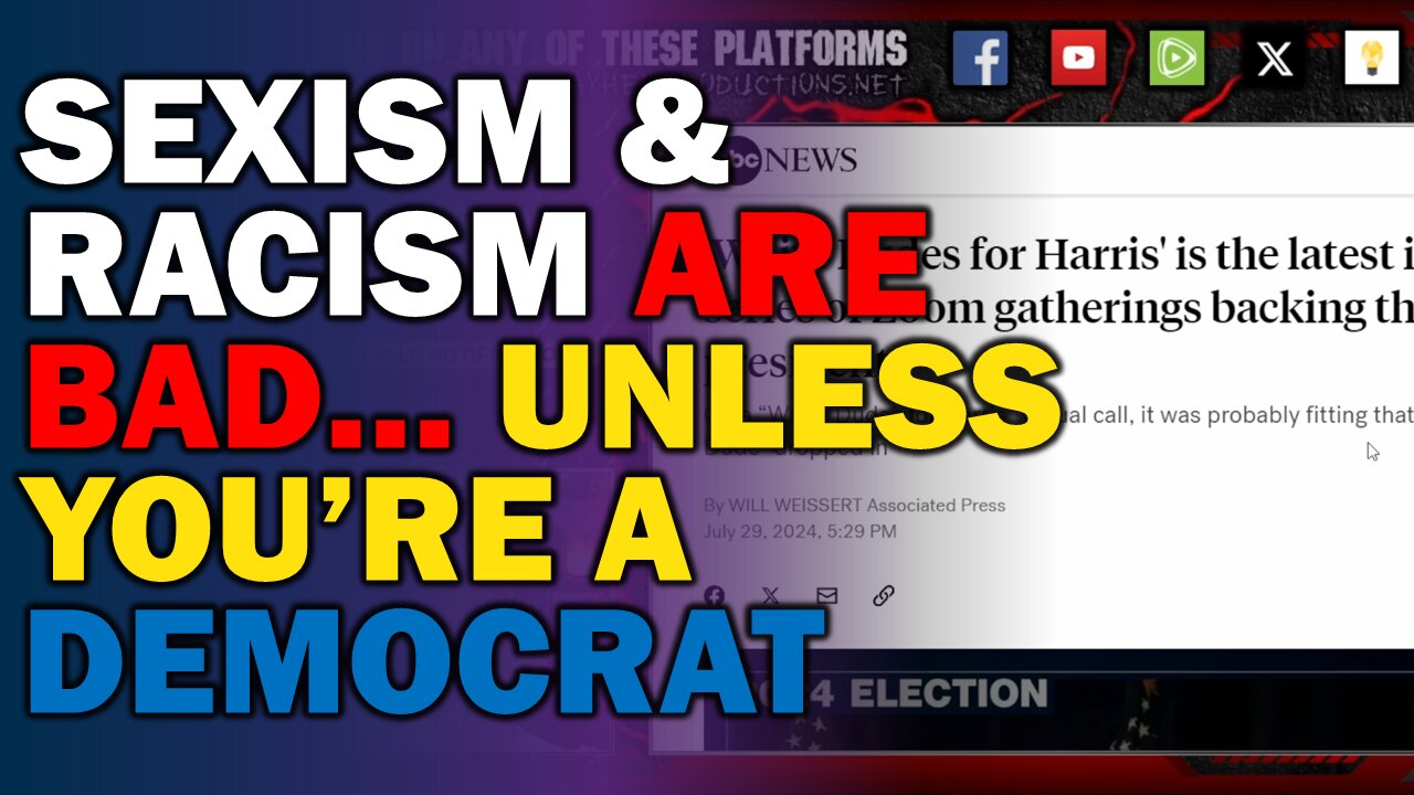 White Dudes for Kamala, White Women for Kamala, segregated graduations and more, all from the LEFT.