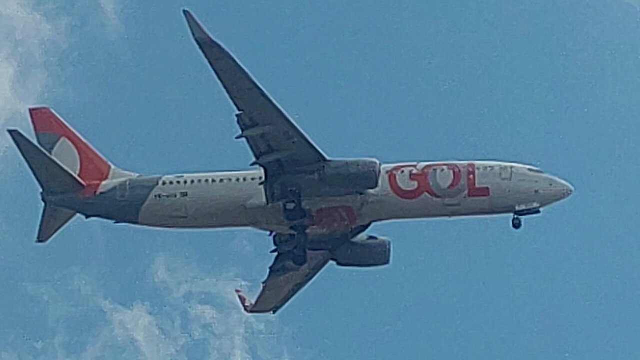 Boeing 737-800 PR-GUV coming from São Paulo to Fortaleza