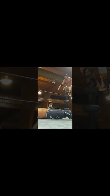 Huge Splash From The Hawaiian Warrior 😲 #prowrestling