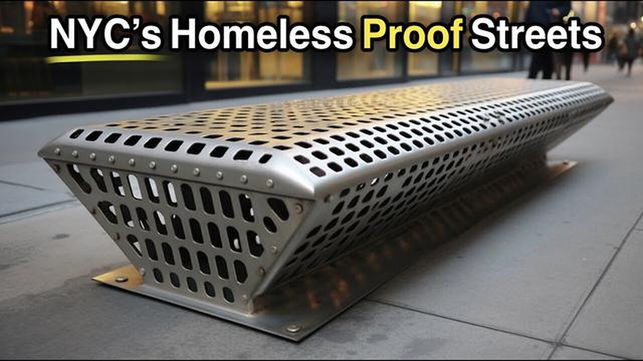 NYC IS BUILDING ANTI-HOMELESS STREETS…