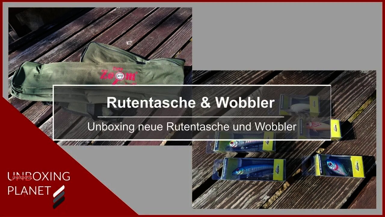 Unboxing neue Rutentasche und Wobbler - Unboxing Planet