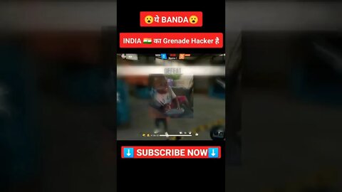 India 🇮🇳 का Grenade Hacker मिल गया 😱🔥 !! OMG Never Seen 😡 !! #shorts