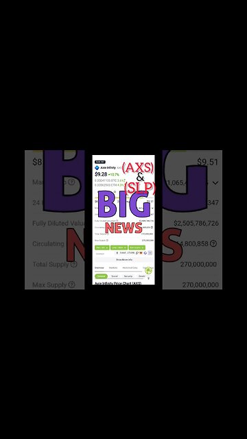 Axie Infinity News Today | Axie Infinity (AXS) & Smooth Love Potion (SLP) Party To Begin Soon |