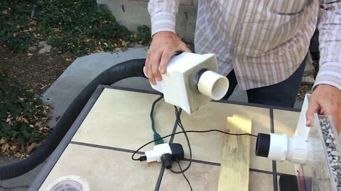 Humidity Harvesting - Proof of Concept Demonstration setup.