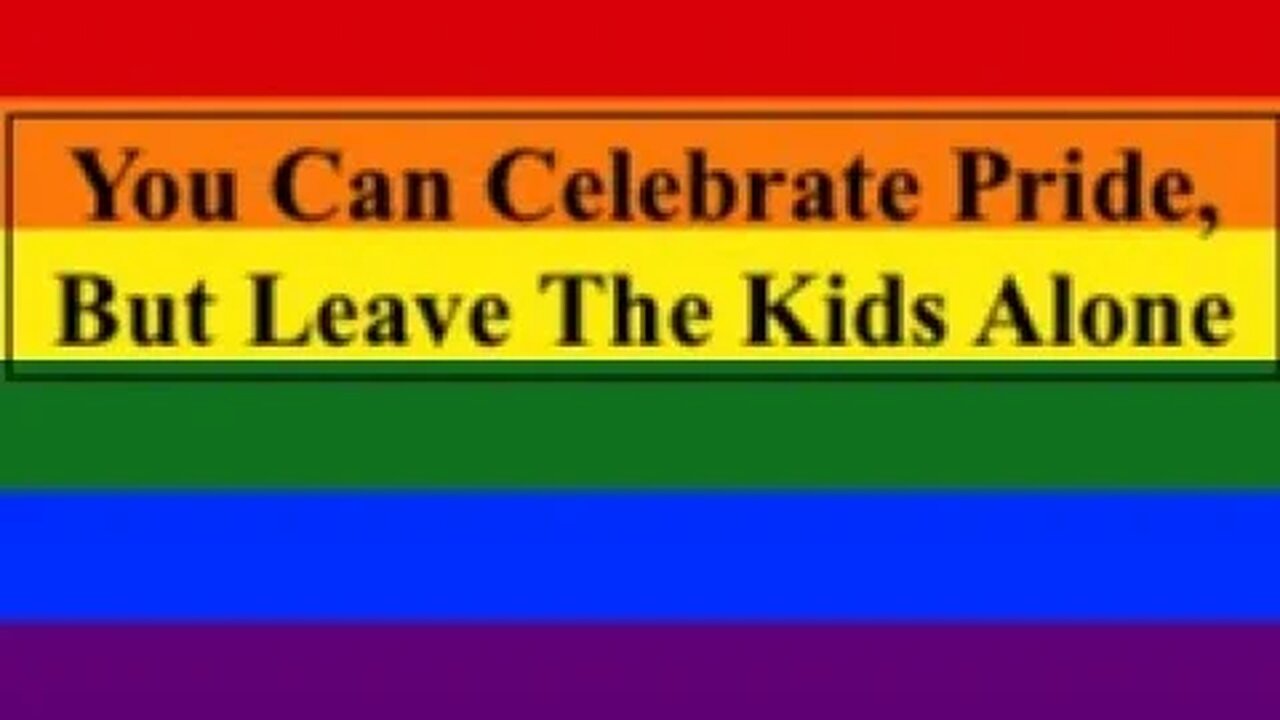 You Can Celebrate Pride, But Leave The Kids Alone