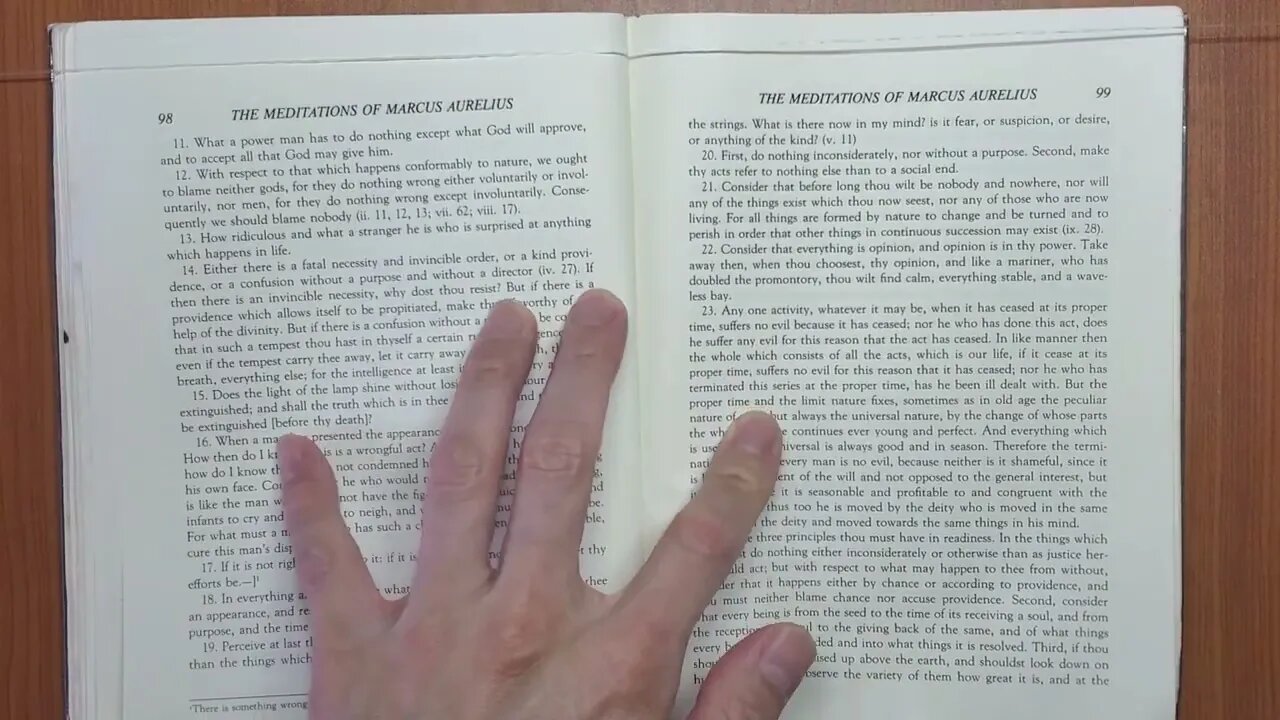 Meditations of Marcus Aurelius 18 Translation G. Long 1993 Audio/Video Book (Stoicism) S18