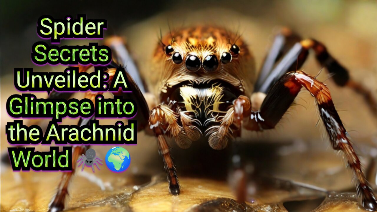 Spider Secrets Unveiled: A Glimpse into the Arachnid World 🕷️🌍