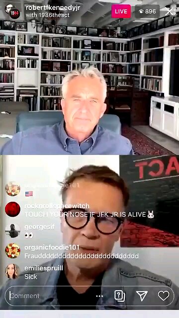 Touch your nose if JFK Jr. is alive!!!