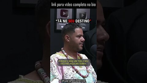 “NÃO ADIANTA VC FUGIR DE UMA COISA QUE…" com Pai Lucas (Candomblé) | Planeta Podcast #shorts