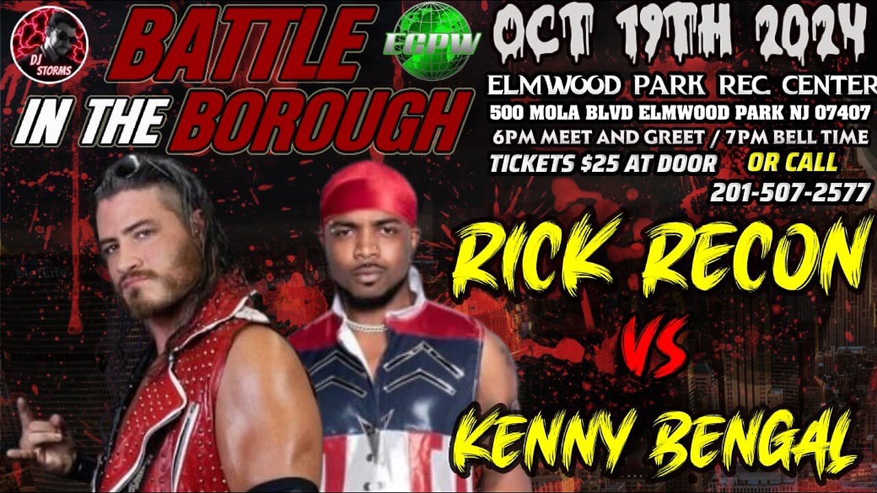 FULL MATCH: Rick Recon Vs Kenny Bengal - (First Time Ever) - Battle In The Borough Oct. 19th, 2024