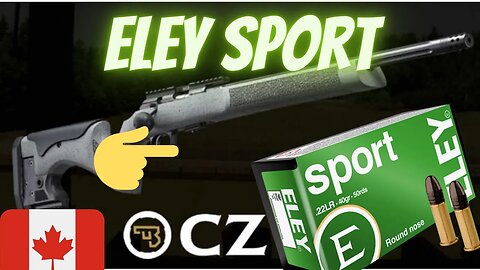 CZ 457 LRP Eley Sport Ammo Test #cz457 #eley #22lr