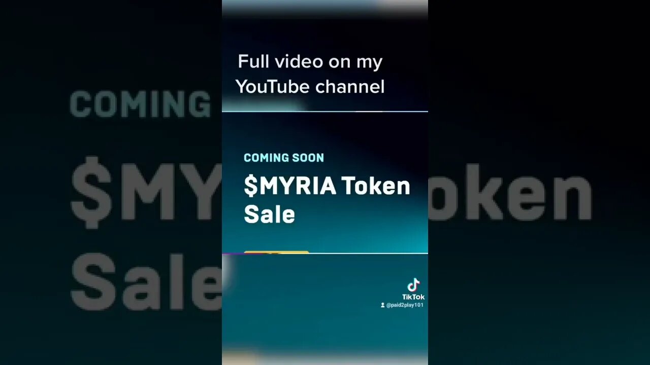 Myria will be the next Gala Games, but better. Play2Earn Crypto Gaming