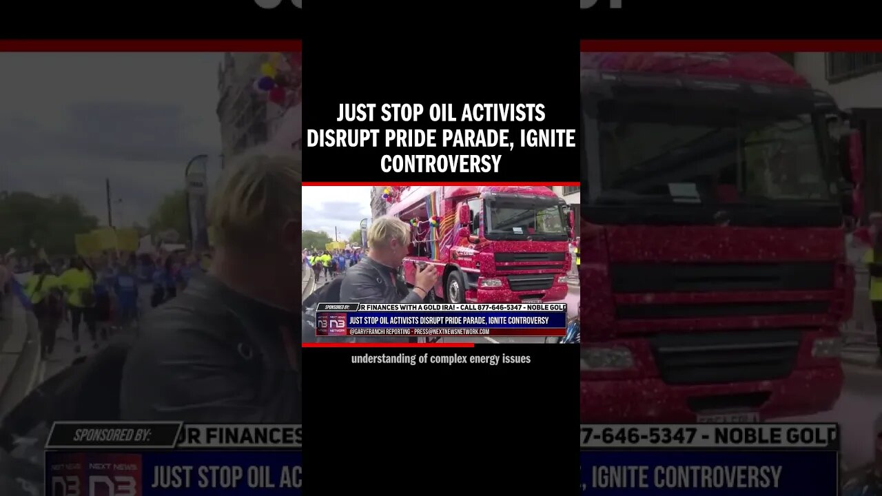 Just Stop Oil Activists Disrupt Pride Parade, Ignite Controversy