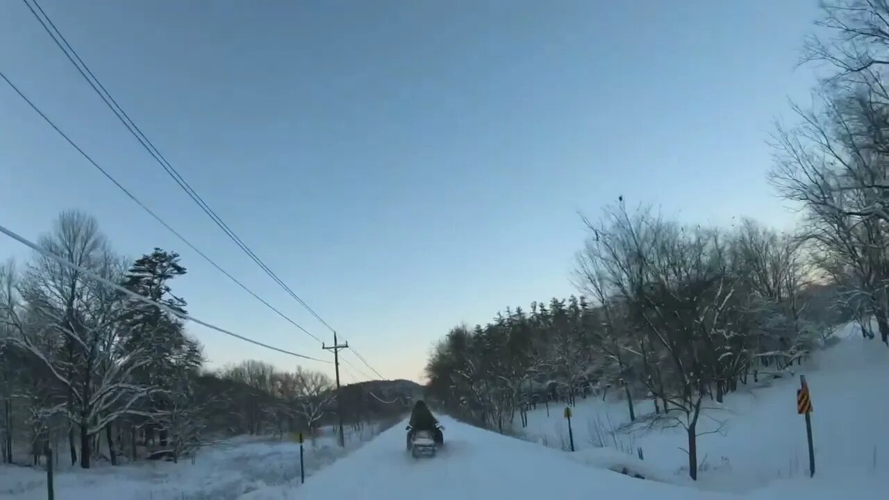 Snowmobiling in the White Mountain National Forest 2021