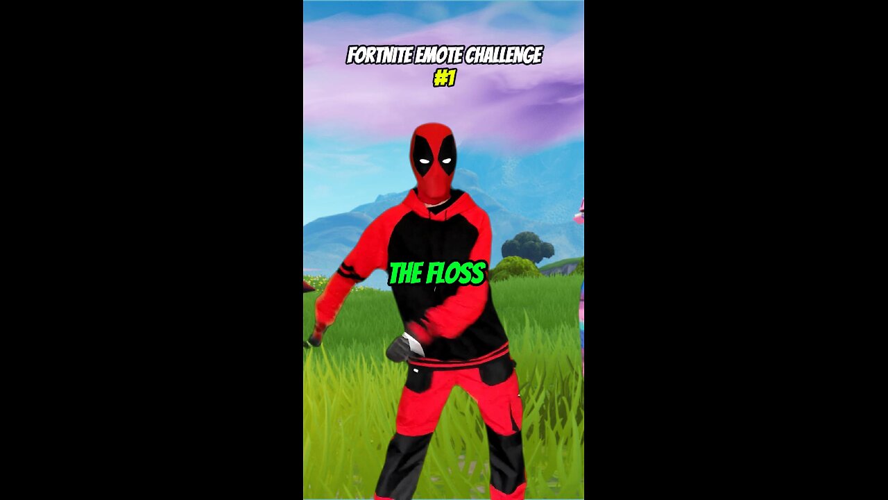 The Floss | Fortnite Emote Challenge #1 #shorts #deadpool #fortnite