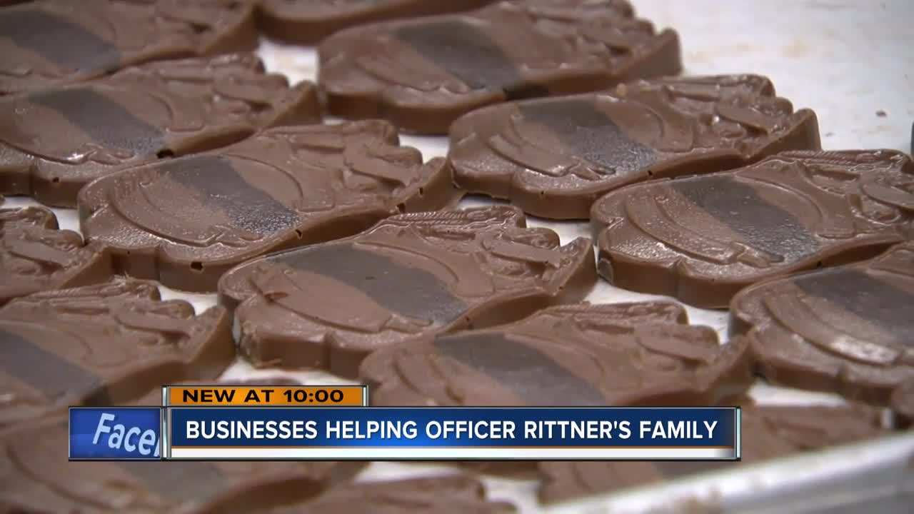 Businesses offer support to Officer Rittner's family